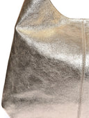 Luisa Vannini Geanta de umar Angelique piele naturala Auriu