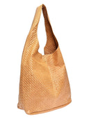 Luisa Vannini Geanta de umar Rosamund piele naturala coniac