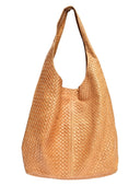 Luisa Vannini Geanta de umar Rosamund piele naturala coniac