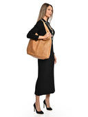 Luisa Vannini Geanta de umar Rosamund piele naturala coniac