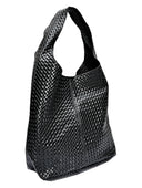 Borsa a tracolla Luisa Vannini Rosamund in pelle naturale Nero