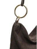 Luisa Vannini Geanta de umar  Freya piele naturala Maro inchis