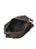 Luisa Vannini Geanta de umar  Freya piele naturala Maro inchis