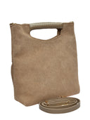 Luisa Vannini Geanta de mana  Nadia piele naturala Taupe