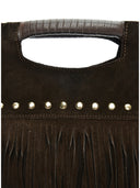 Luisa Vannini Geanta de mana  Nadia piele naturala Maro inchis