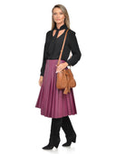 Luisa Vannini Geanta de umar Clotilde piele naturala coniac