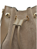 Luisa Vannini Geanta de umar Clotilde piele naturala Taupe