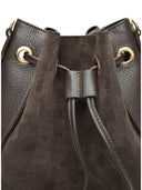 Luisa Vannini Geanta de umar Clotilde piele naturala Maro inchis