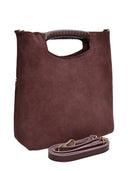 Luisa Vannini Geanta de mana  Nadia piele naturala Bordo