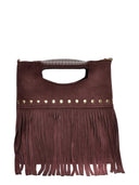 Luisa Vannini Geanta de mana  Nadia piele naturala Bordo