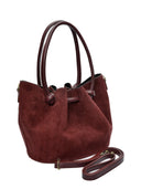 Luisa Vannini Geanta de umar Amelie piele naturala Bordo