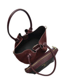 Luisa Vannini Geanta de umar Amelie piele naturala Bordo