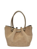 Borsa a tracolla Luisa Vannini Amelie in pelle naturale Tortora