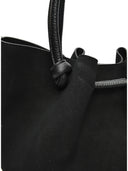 Borsa a tracolla Luisa Vannini Amelie, pelle naturale, Nero