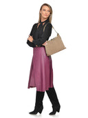 Luisa Vannini Geanta de umar Celeste piele naturala Taupe