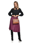 Luisa Vannini Geanta de mana  Loretta piele naturala coniac