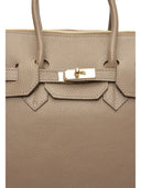 Luisa Vannini Geanta de mana  Loredana piele naturala Taupe