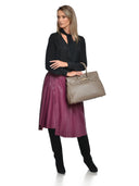 Luisa Vannini Geanta de mana  Loredana piele naturala Taupe