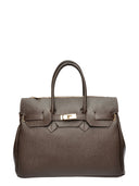 Luisa Vannini Geanta de mana  Loredana piele naturala Maro inchis