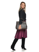 Luisa Vannini Geanta de mana  Loredana piele naturala Maro inchis