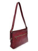 Luisa Vannini Geanta de umar  Luiza piele naturala Visiniu