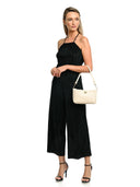 Borse Borsa a tracolla Madalina beige vera pelle