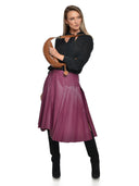 Roberta M Geanta Postas Ludmila piele naturala coniac