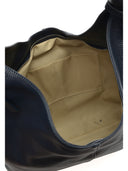 Roberta M Geanta de umar  Elise piele naturala Albastru inchis