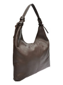 Roberta M Geanta de umar  Elise piele naturala Maro inchis