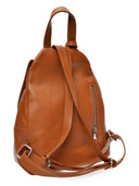 Roberta M Rucsac Brigitta piele naturala coniac