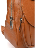 Roberta M Rucsac Brigitta piele naturala coniac