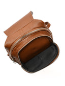 Roberta M Rucsac Brigitta piele naturala coniac