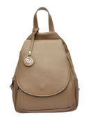 Roberta M Rucsac Brigitta piele naturala Taupe