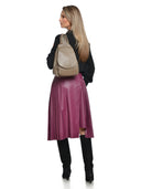 Roberta M Rucsac Brigitta piele naturala Taupe