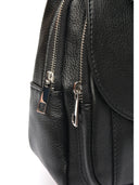 Roberta M Rucsac Brigitta piele naturala Negru