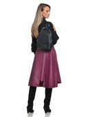 Roberta M Rucsac Brigitta piele naturala Negru