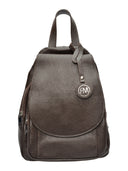 Roberta M Rucsac Brigitta piele naturala Maro inchis