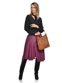 Roberta M Geanta de umar Laetitia piele naturala coniac