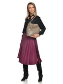 Roberta M Geanta de umar Laetitia piele naturala Taupe