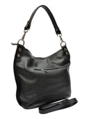Roberta M Geanta de umar Laetitia piele naturala Negru