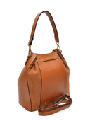 Roberta M Geanta de umar Diana piele naturala coniac