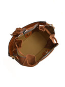 Roberta M Geanta de umar Diana piele naturala coniac