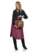 Roberta M Geanta de umar Diana piele naturala Maro