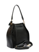 Roberta M Geanta de umar Diana piele naturala Negru