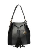 Roberta M Geanta de umar Diana piele naturala Negru