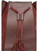 Roberta M Geanta de umar Diana piele naturala Visiniu