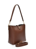 Roberta M Geanta de umar Carolina piele naturala cioccolatiu