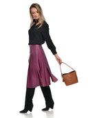 Roberta M Geanta de umar Carolina piele naturala coniac