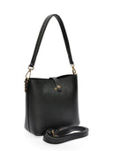 Roberta M Geanta de umar Carolina piele naturala Negru