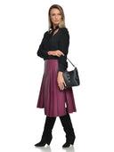 Roberta M Geanta de umar Carolina piele naturala Negru